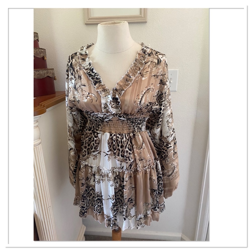 Women’s Animal Print Dress Fanco
